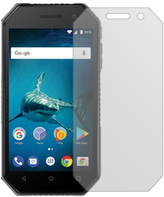 Matte Displayschutzfolie von dipos passend für BQ Mobile 4077 Shark Mini, präziser Zuschnitt und blasenfrei montiert