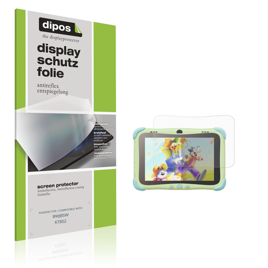 Matte Displayschutzfolie von dipos passend für BWJBSW KT802, präziser Zuschnitt und blasenfrei montiert