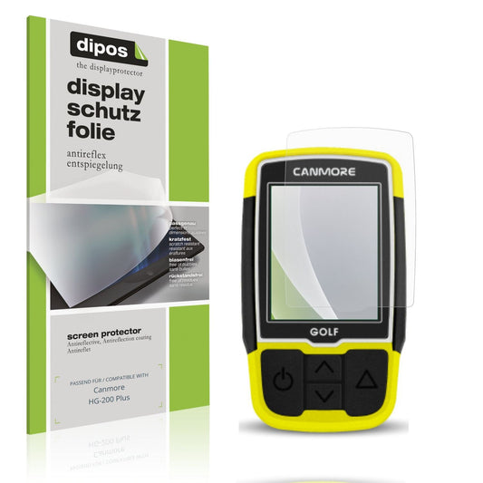 Matte Displayschutzfolie von dipos passend für Canmore HG-200 Plus, präziser Zuschnitt und blasenfrei montiert