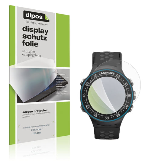 Matte Displayschutzfolie von dipos passend für Canmore TW-410, präziser Zuschnitt und blasenfrei montiert