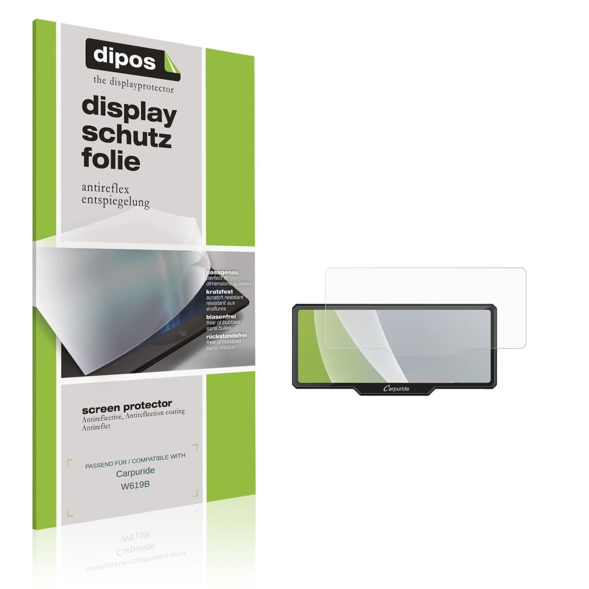 Displayschutz hergestellt in Deutschland, höchste Qualität made in Germany