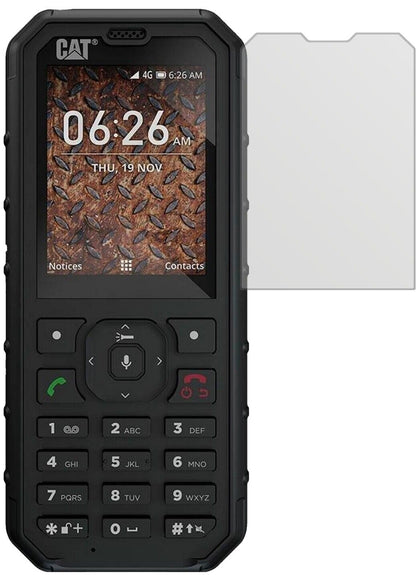 Matte Displayschutzfolie von dipos passend für Caterpillar CAT B35, präziser Zuschnitt und blasenfrei montiert
