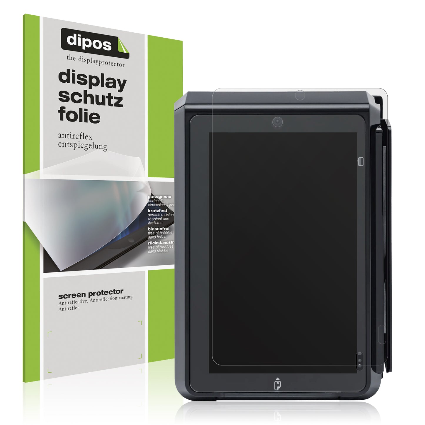 Matte Displayschutzfolie von dipos passend für CCV IM30, präziser Zuschnitt und blasenfrei montiert