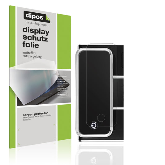 Matte Displayschutzfolie von dipos passend für ChefRobot Kaffeevollautomat, präziser Zuschnitt und blasenfrei montiert