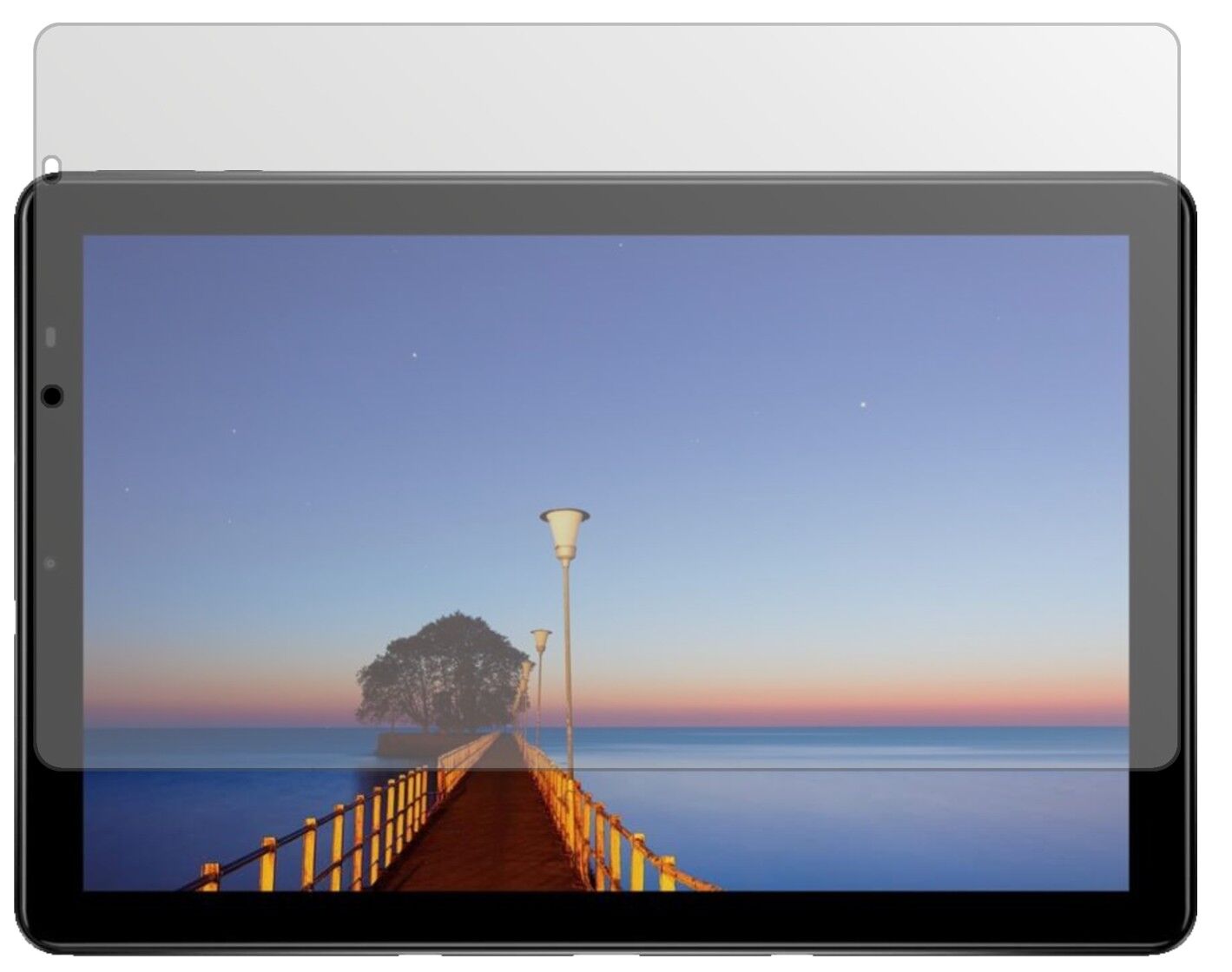 Matte Displayschutzfolie von dipos passend für Chuwi Hi9 Plus, präziser Zuschnitt und blasenfrei montiert