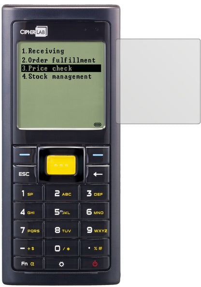 Matte Displayschutzfolie von dipos passend für Cipherlab 8260, präziser Zuschnitt und blasenfrei montiert