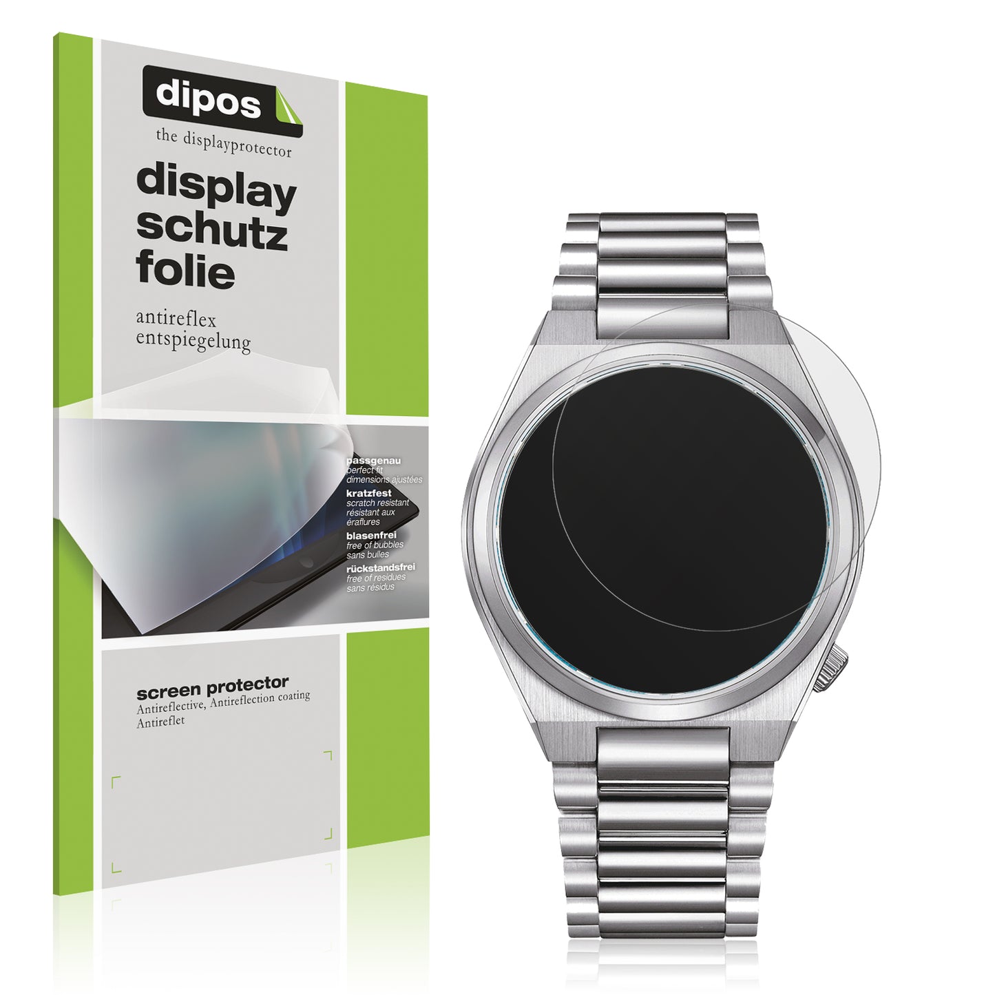 Matte Displayschutzfolie von dipos passend für Citizen Tsuyosa NK5010, präziser Zuschnitt und blasenfrei montiert