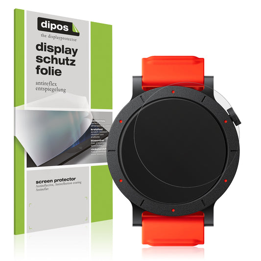 Matte Displayschutzfolie von dipos passend für CMF Watch 3 Pro, präziser Zuschnitt und blasenfrei montiert