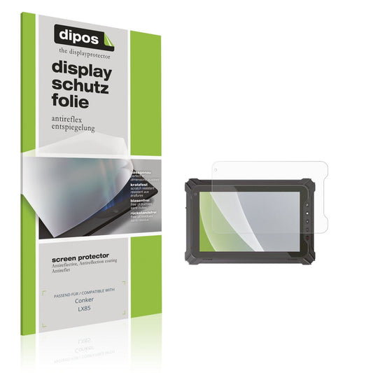 Matte Displayschutzfolie von dipos passend für Conker LX85, präziser Zuschnitt und blasenfrei montiert