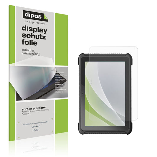Matte Displayschutzfolie von dipos passend für Conker NS10, präziser Zuschnitt und blasenfrei montiert