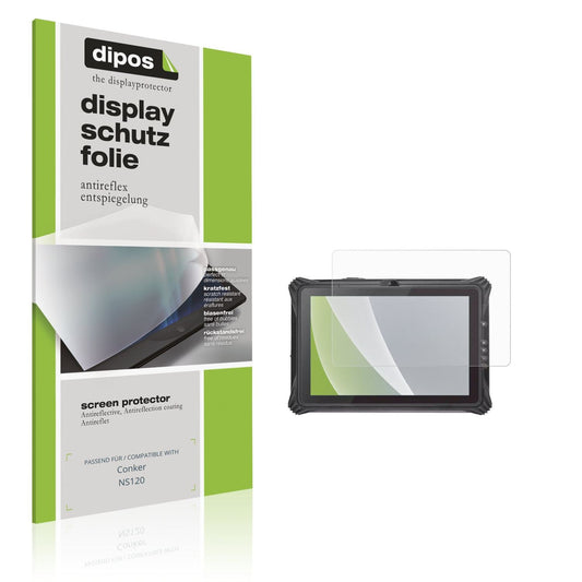 Matte Displayschutzfolie von dipos passend für Conker NS120, präziser Zuschnitt und blasenfrei montiert