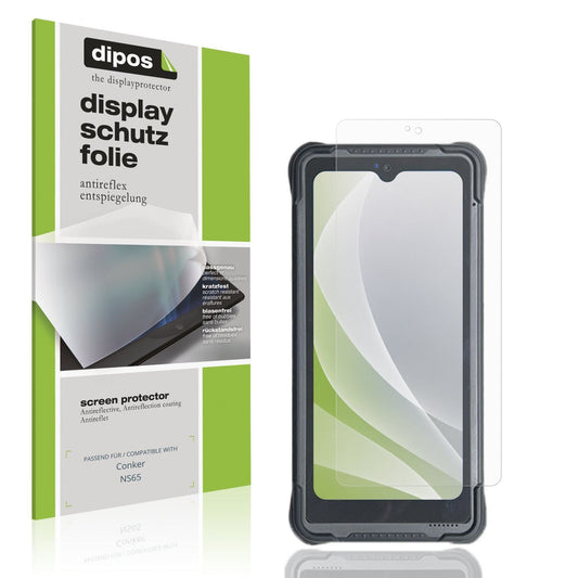 Matte Displayschutzfolie von dipos passend für Conker NS65, präziser Zuschnitt und blasenfrei montiert