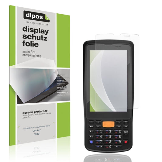 Matte Displayschutzfolie von dipos passend für Conker SX40, präziser Zuschnitt und blasenfrei montiert