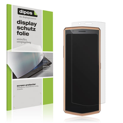 Matte Displayschutzfolie von dipos passend für Cubot Pocket 3, präziser Zuschnitt und blasenfrei montiert