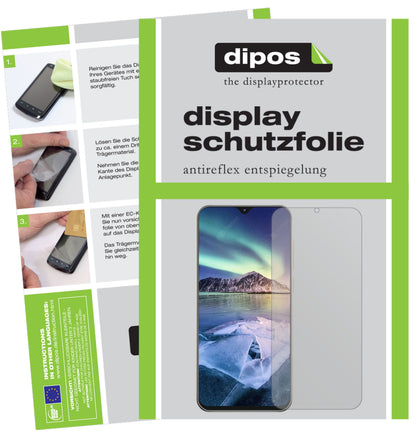 Matte Displayschutzfolie von dipos passend für Cubot X20, präziser Zuschnitt und blasenfrei montiert