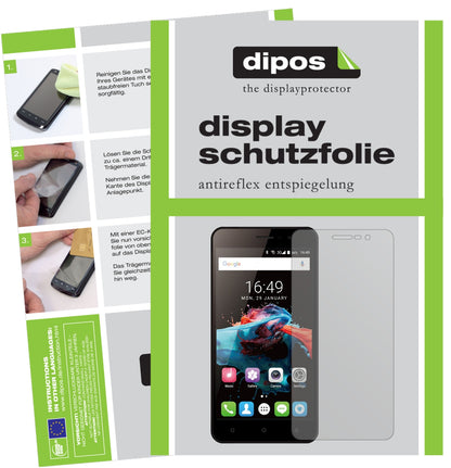 Matte Displayschutzfolie von dipos passend für DENVER SDQ-52001, präziser Zuschnitt und blasenfrei montiert