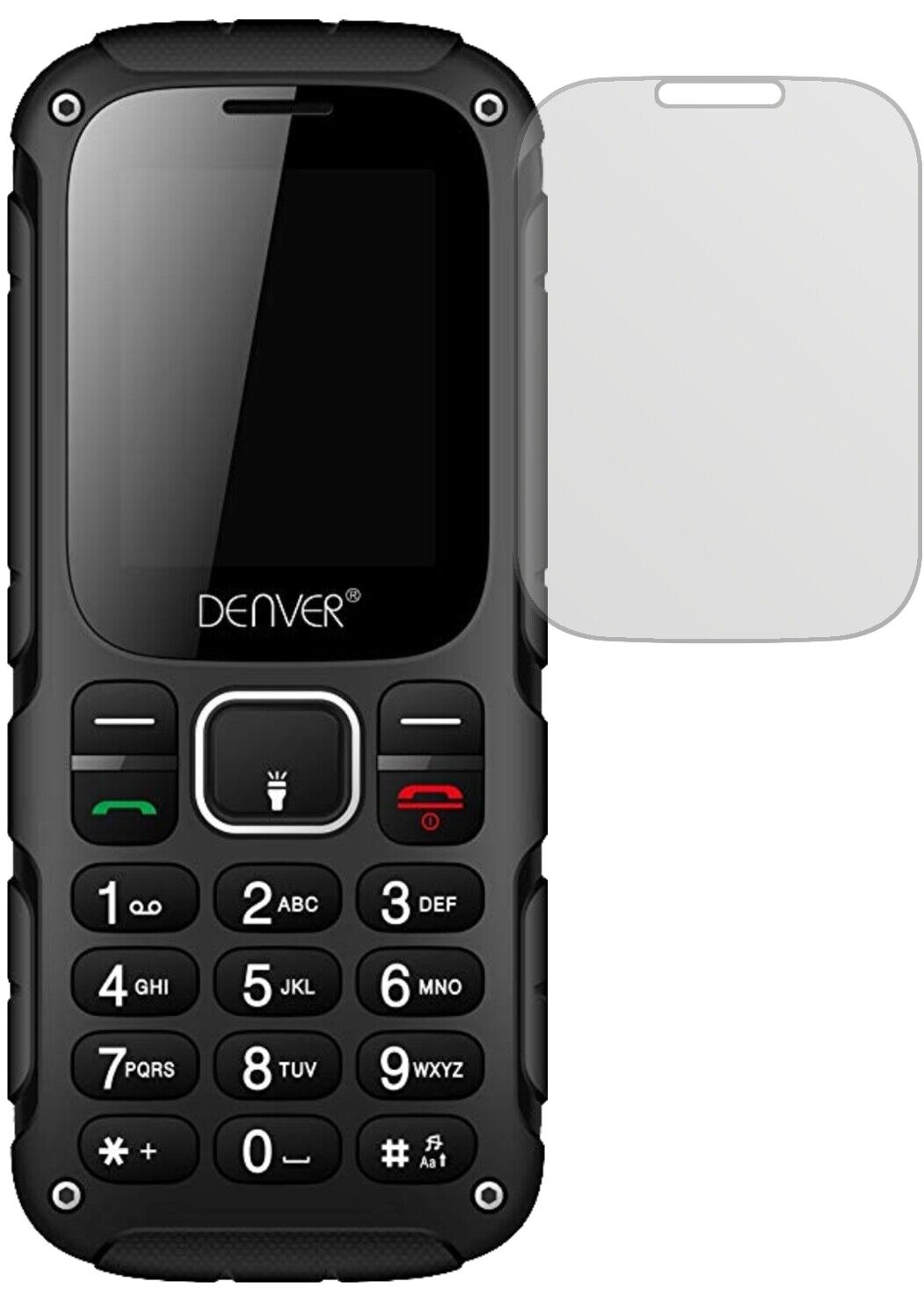 Matte Displayschutzfolie von dipos passend für DENVER WAS-18110M, präziser Zuschnitt und blasenfrei montiert