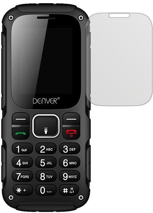 Matte Displayschutzfolie von dipos passend für DENVER WAS-18110M, präziser Zuschnitt und blasenfrei montiert