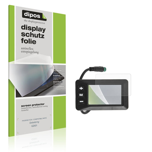 Matte Displayschutzfolie von dipos passend für Dolvitrny GD01, präziser Zuschnitt und blasenfrei montiert