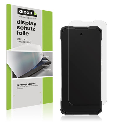 Matte Displayschutzfolie von dipos passend für Doogee S200 Max, präziser Zuschnitt und blasenfrei montiert