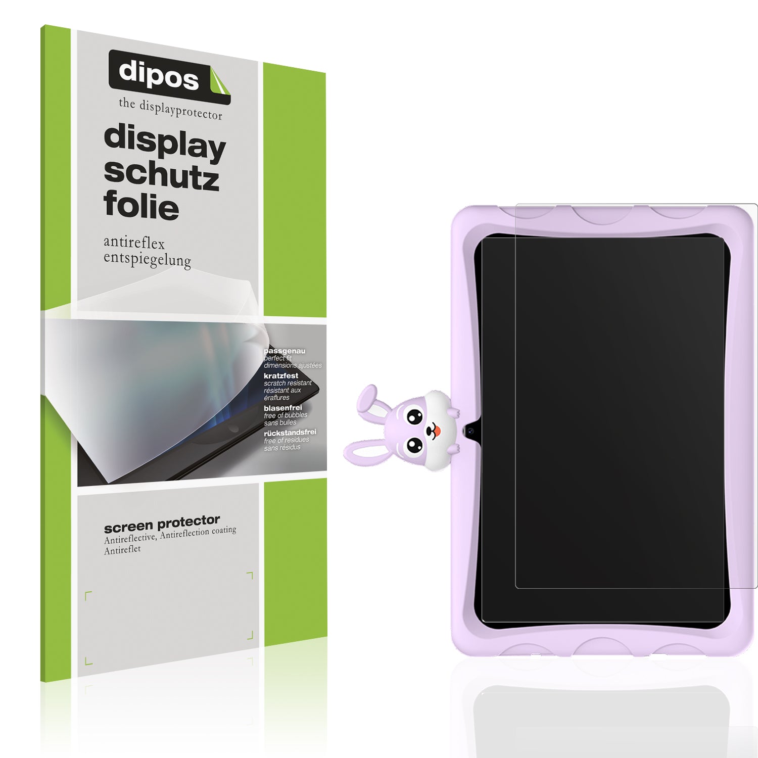 Matte Displayschutzfolie von dipos passend für Doogee U9 Kid, präziser Zuschnitt und blasenfrei montiert