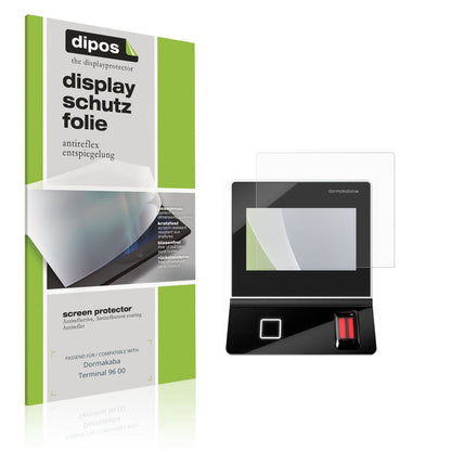 Matte Displayschutzfolie von dipos passend für Dormakaba Terminal 96 00, präziser Zuschnitt und blasenfrei montiert