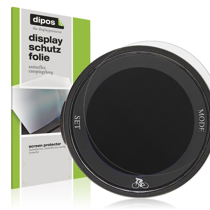 Matte Displayschutzfolie von dipos passend für Dpofirs Bike Computer, präziser Zuschnitt und blasenfrei montiert
