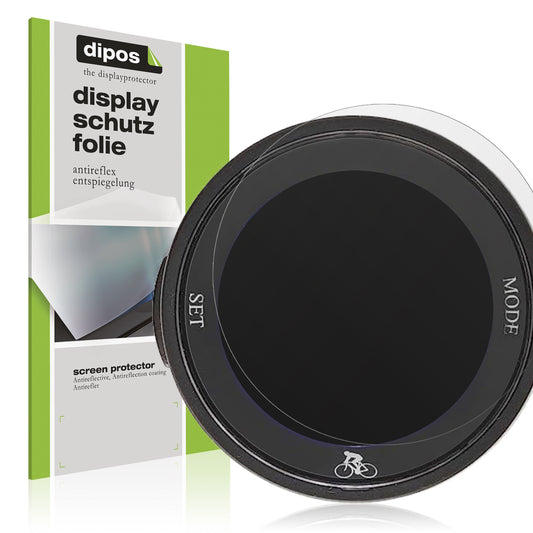 Matte Displayschutzfolie von dipos passend für Dpofirs Bike Computer, präziser Zuschnitt und blasenfrei montiert