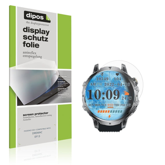 Matte Displayschutzfolie von dipos passend für DREMAC EF13, präziser Zuschnitt und blasenfrei montiert