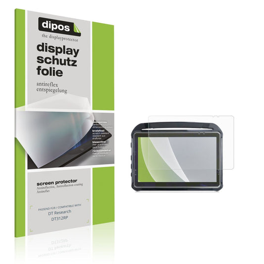 Matte Displayschutzfolie von dipos passend für DT Research DT312RP, präziser Zuschnitt und blasenfrei montiert