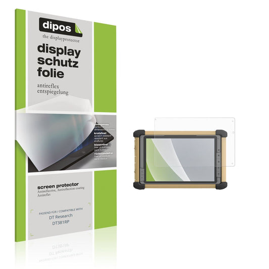 Matte Displayschutzfolie von dipos passend für DT Research DT381RP, präziser Zuschnitt und blasenfrei montiert