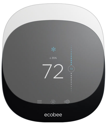 Matte Displayschutzfolie von dipos passend für Ecobee ecobee 4, präziser Zuschnitt und blasenfrei montiert