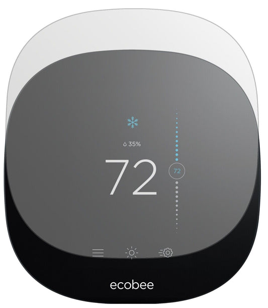 Matte Displayschutzfolie von dipos passend für Ecobee ecobee 4, präziser Zuschnitt und blasenfrei montiert