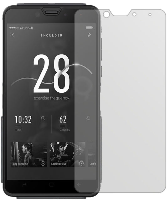 Matte Displayschutzfolie von dipos passend für Elephone Fighter, präziser Zuschnitt und blasenfrei montiert