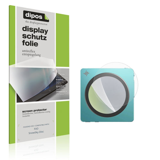 Matte Displayschutzfolie von dipos passend für FiiO SnowSky Disc, präziser Zuschnitt und blasenfrei montiert