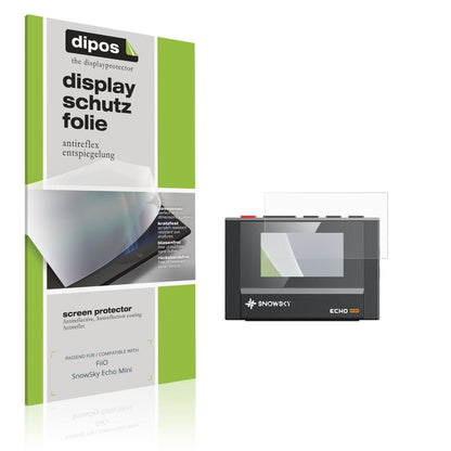 Matte Displayschutzfolie von dipos passend für FiiO SnowSky Echo Mini, präziser Zuschnitt und blasenfrei montiert