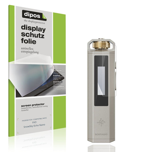 Matte Displayschutzfolie von dipos passend für FiiO SnowSky Echo Nano, präziser Zuschnitt und blasenfrei montiert
