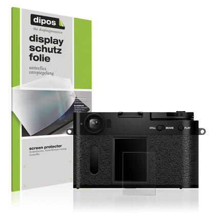 Matte Displayschutzfolie von dipos passend für Fujifilm X-HF1, präziser Zuschnitt und blasenfrei montiert