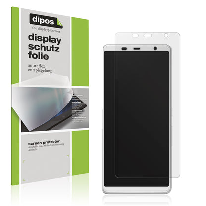 Matte Displayschutzfolie von dipos passend für Fujitsu Arrows Be F-02L, präziser Zuschnitt und blasenfrei montiert