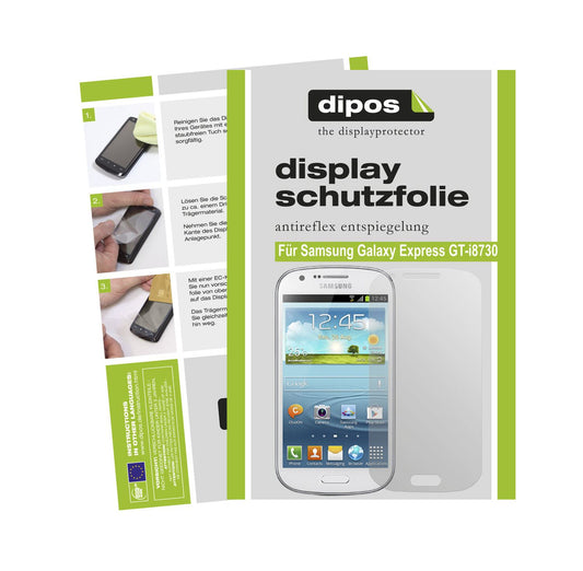 Matte Displayschutzfolie von dipos passend für Galaxy Express Samsung, präziser Zuschnitt und blasenfrei montiert