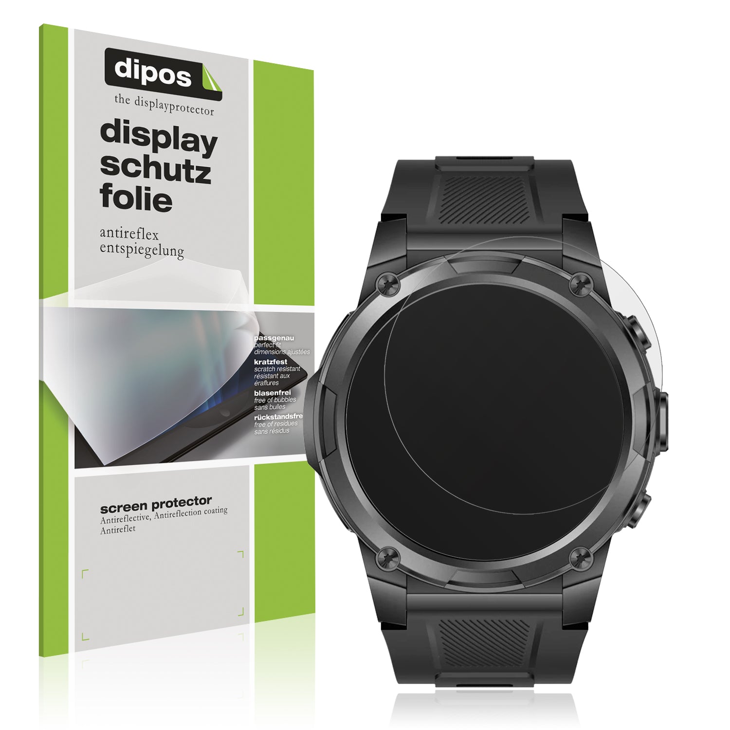 Matte Displayschutzfolie von dipos passend für Gard Pro Ultra 3, präziser Zuschnitt und blasenfrei montiert