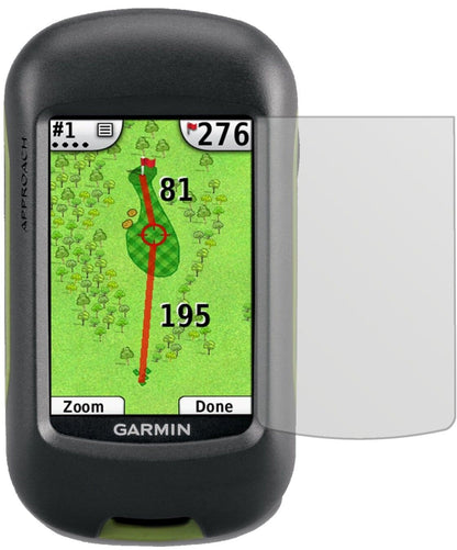 Matte Displayschutzfolie von dipos passend für Garmin Approach G3, präziser Zuschnitt und blasenfrei montiert