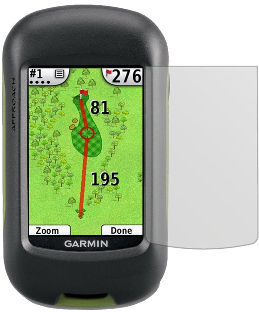 Matte Displayschutzfolie von dipos passend für Garmin Approach G3, präziser Zuschnitt und blasenfrei montiert