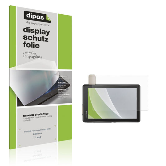 Matte Displayschutzfolie von dipos passend für Garmin Tread, präziser Zuschnitt und blasenfrei montiert
