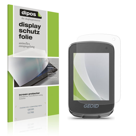 Matte Displayschutzfolie von dipos passend für GEOID CC700, präziser Zuschnitt und blasenfrei montiert
