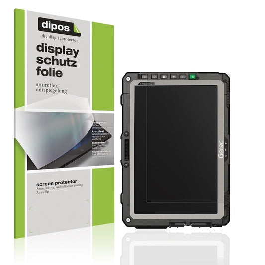 Matte Displayschutzfolie von dipos passend für Getac UX10 G3, präziser Zuschnitt und blasenfrei montiert