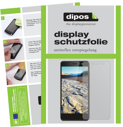 Matte Displayschutzfolie von dipos passend für Gigaset GS170, präziser Zuschnitt und blasenfrei montiert