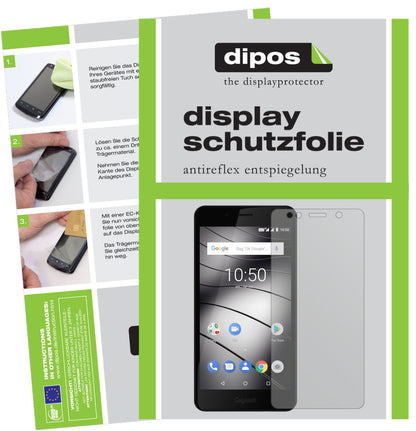 Matte Displayschutzfolie von dipos passend für Gigaset GS180, präziser Zuschnitt und blasenfrei montiert
