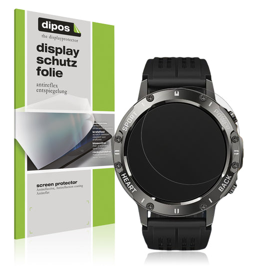 Matte Displayschutzfolie von dipos passend für Timu S81 1.39 Zoll, präziser Zuschnitt und blasenfrei montiert