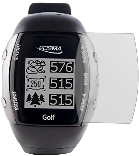 Matte Displayschutzfolie von dipos passend für Golfbuddy CT2, präziser Zuschnitt und blasenfrei montiert